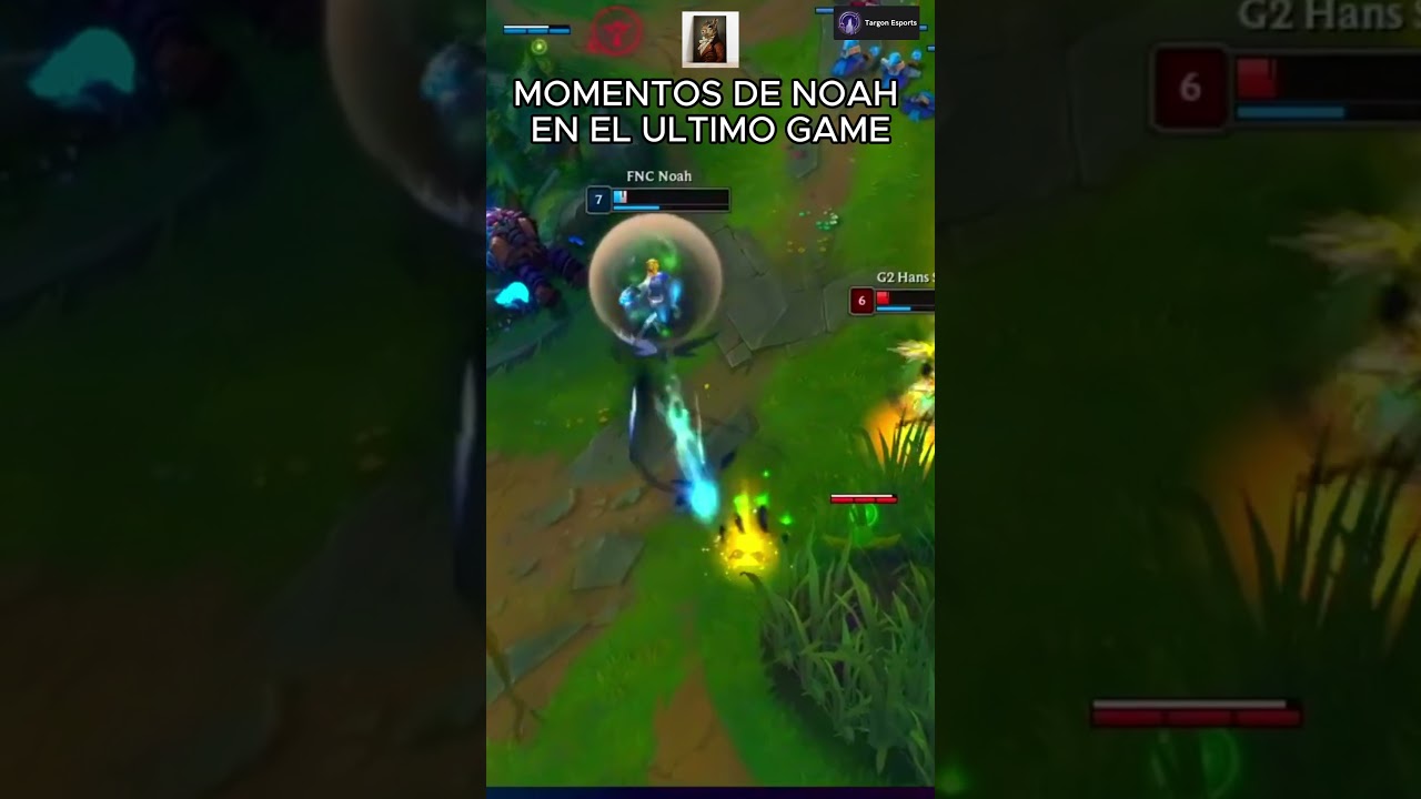 MOMENTOS DE NOAH EN EL GAME 3 CONTRA G2 