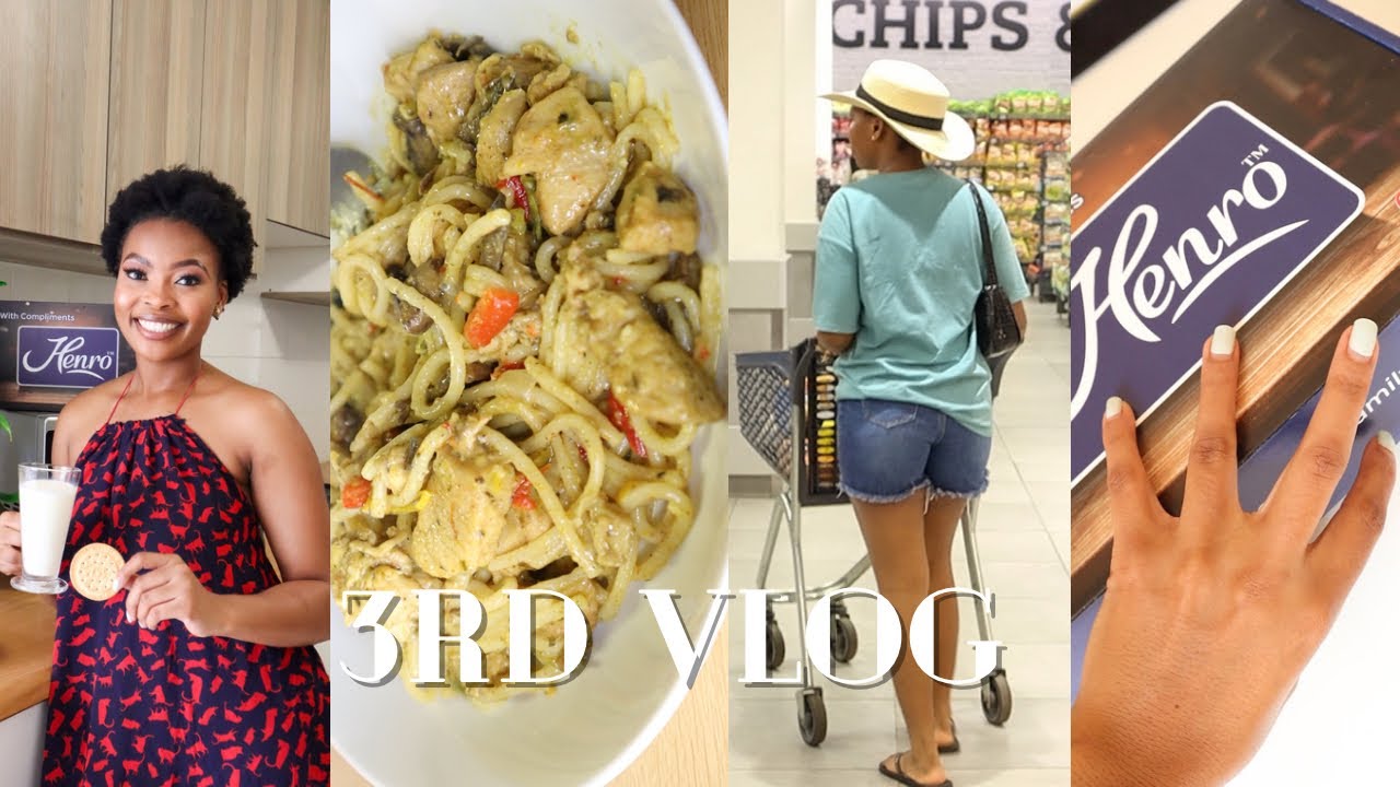 VLOG | Grocery shopping | Cooking | Watching Black Panther &more |  South African YouTuber |Minenhle