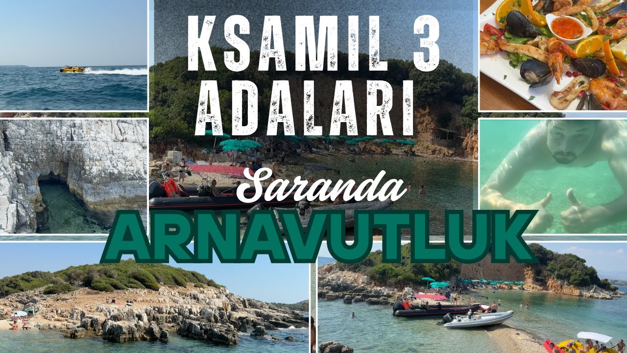 Seafood Feast, Boat Tour & Island Adventure in Ksamil! | Underwater Vlog + Cost Breakdown