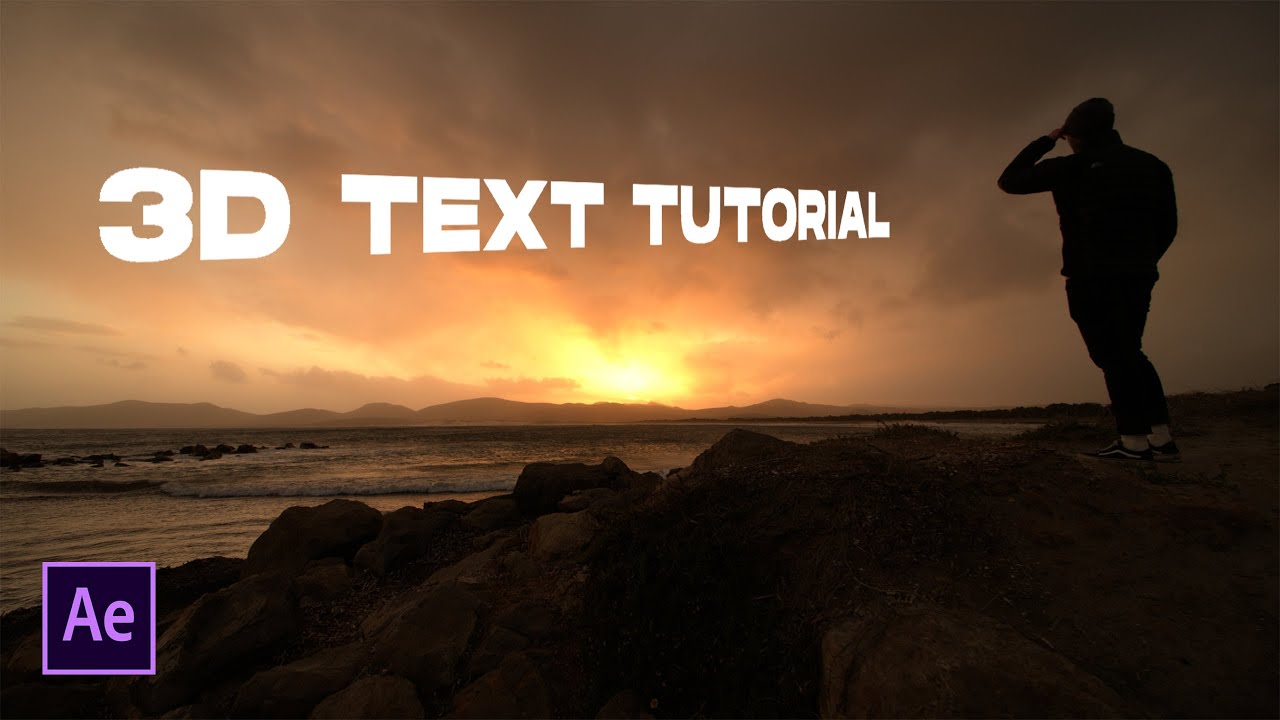 Inserire un TESTO 3D - TUTORIAL ITALIANO