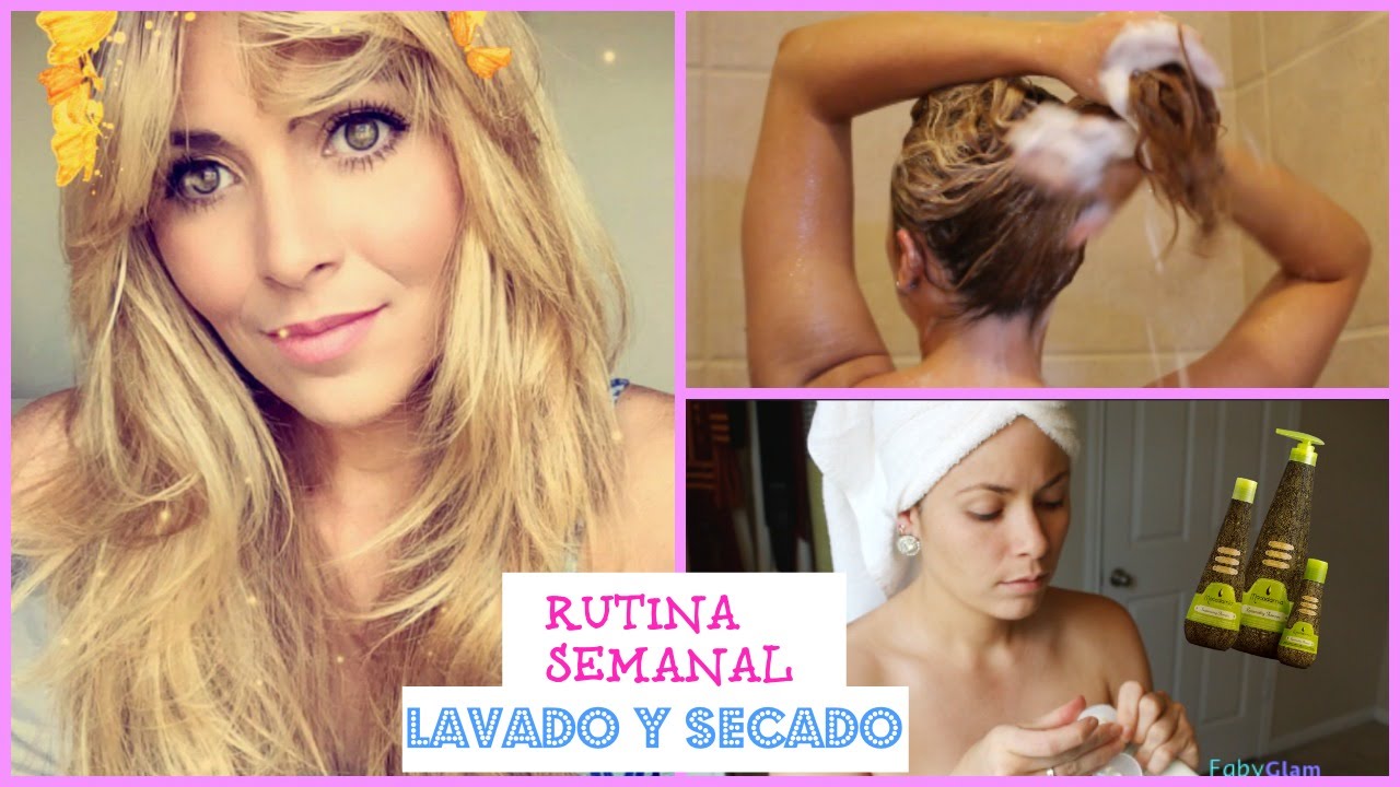 MI RUTINA SEMANAL DEL CABELLO || LAVADO + SECADO