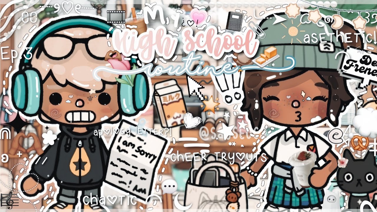𐔌Распорядок школьного дня! 🫶🏽⛈️ *аплодисменты* ||ОЗВУЧЕНА🎙|| Ролевая игра Toca Boca Life World 🫶🏽🍙🌷