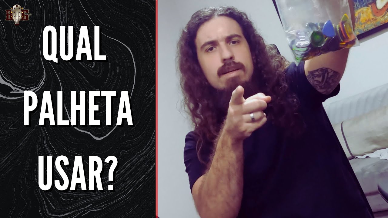 Como escolher o MELHOR tipo de PALHETA pra tocar GUITARRA!