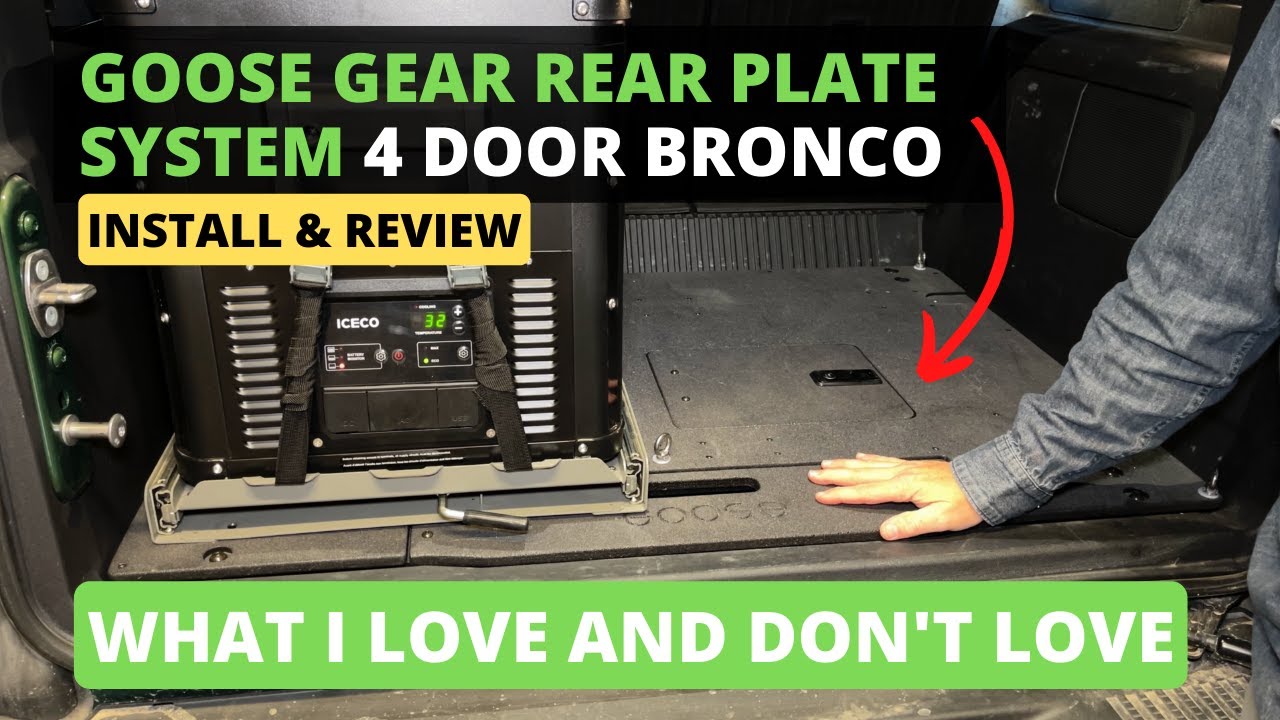 Goose Gear Rear Plate System for the Ford Bronco 4-Door Install and Review