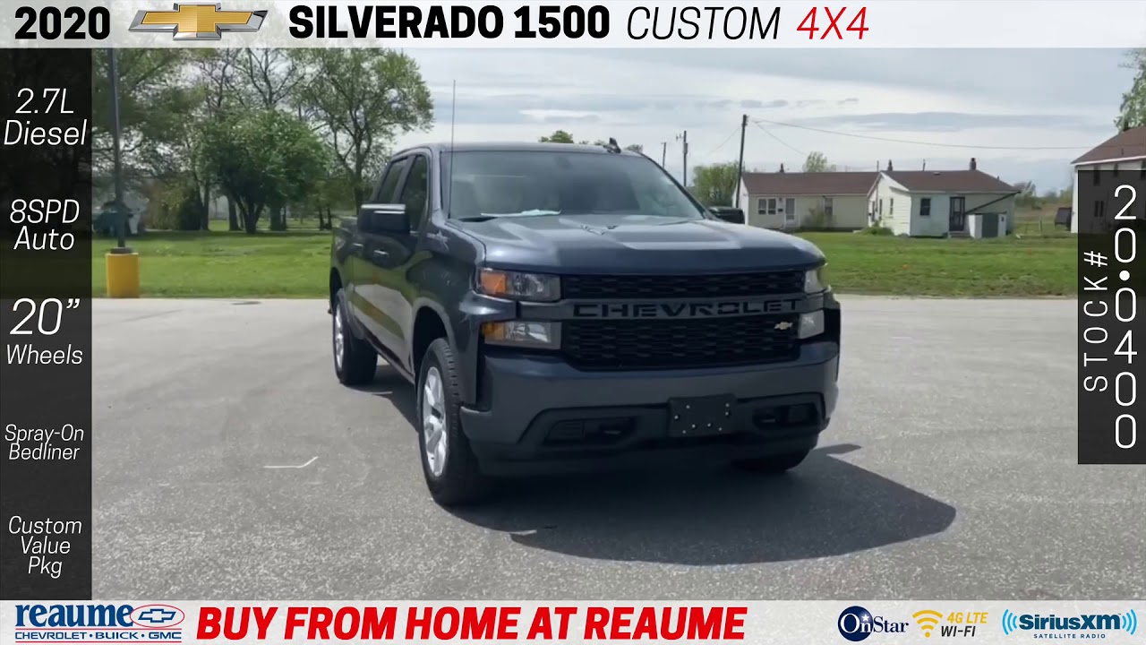 Reaumechev NEW 2020 Chevrolet Silverado 1500 Custom 4x4
