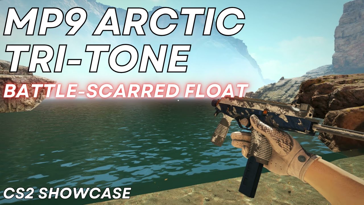 MP9 Arctic Tri-Tone (Battle-Scarred) | CS2 Skin Showcase #1121