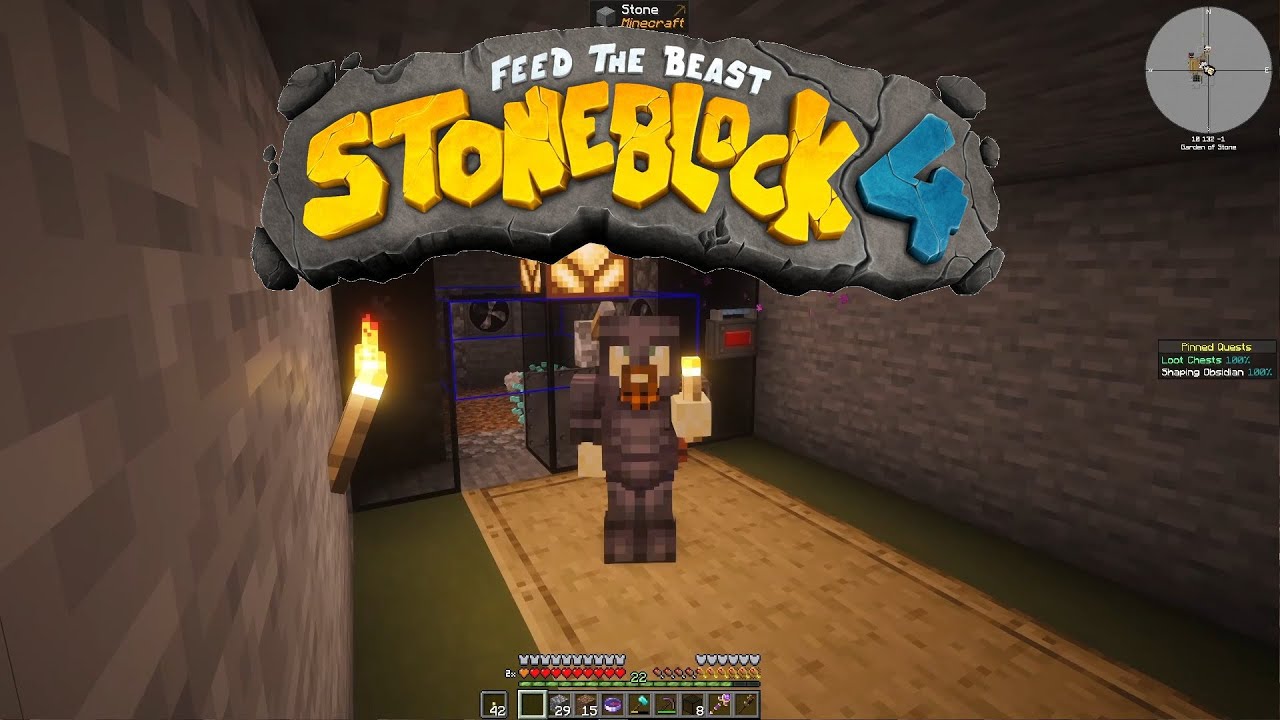 Stoneblock 4 Ep. 8 | So..many..shelves... | Minecraft