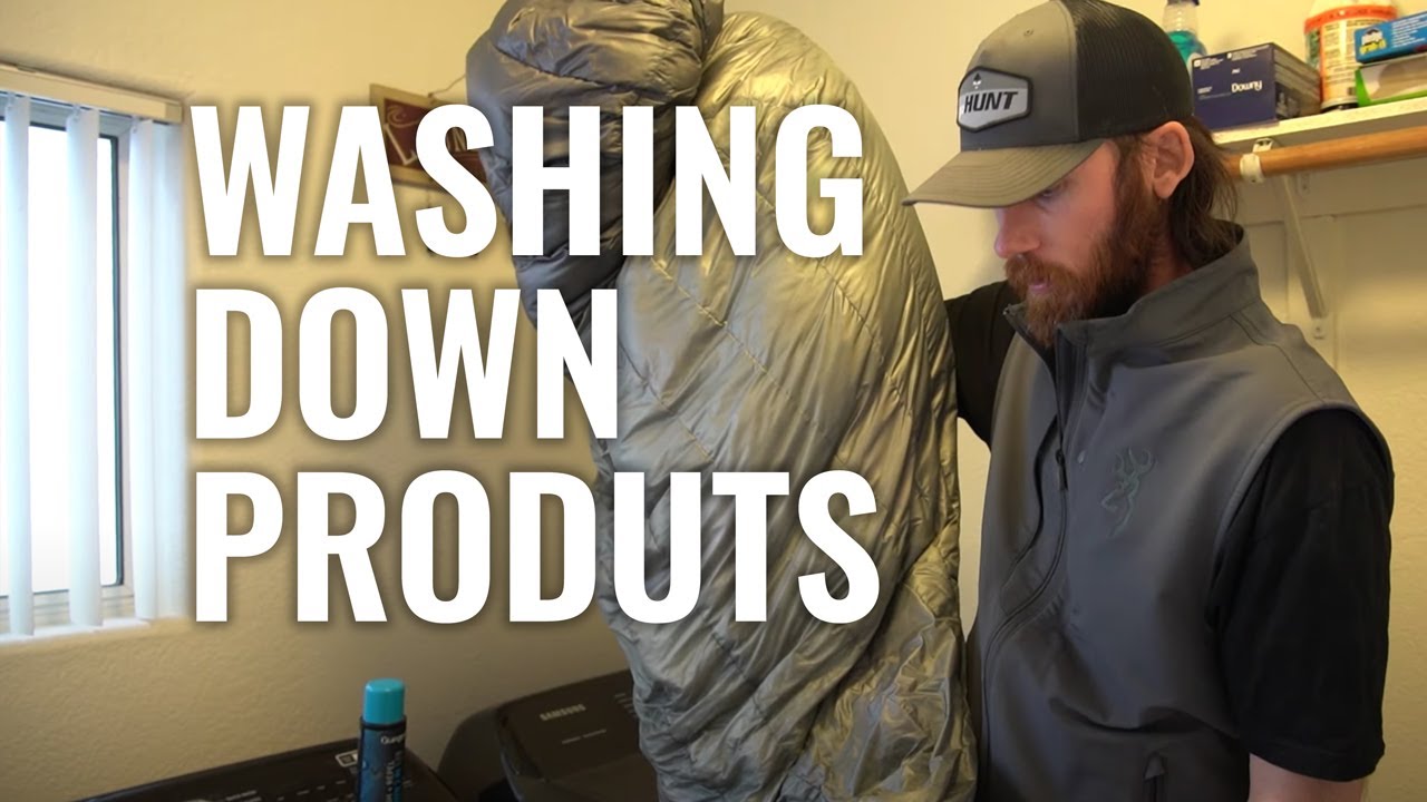 How To Wash Down Clothing And Sleeping Bags