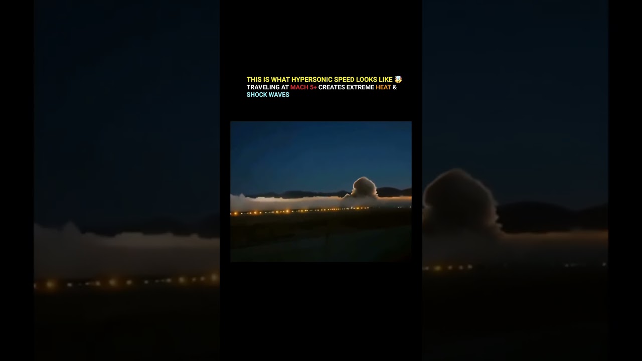 When a Hypersonic Missile Hits Mach 5+ 🤯