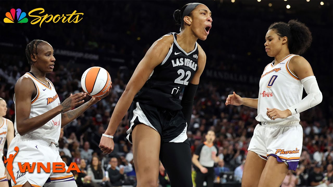 Aces' A'ja Wilson, Jackie Young headline Finals Game 2, Mercury in 'desperation mode' | WNBA on NBC