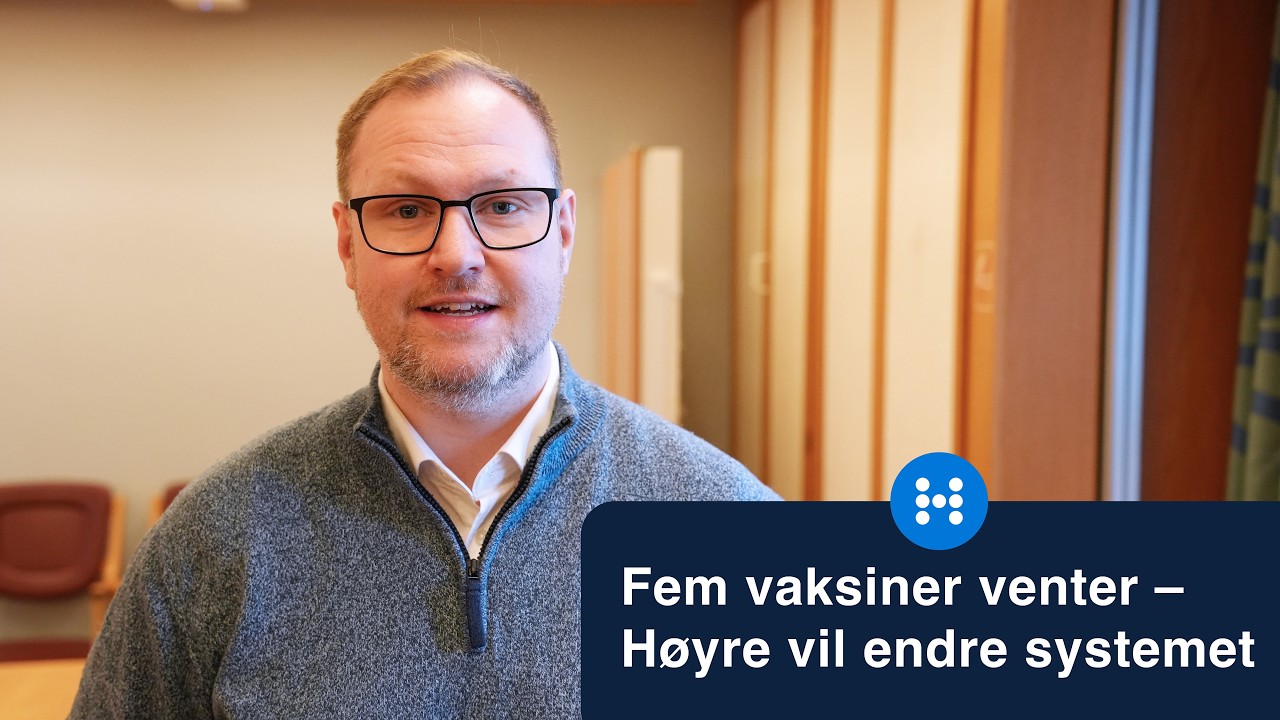 Høyre vil endre vaksinesystemet – fem anbefalte vaksiner venter på politisk vedtak