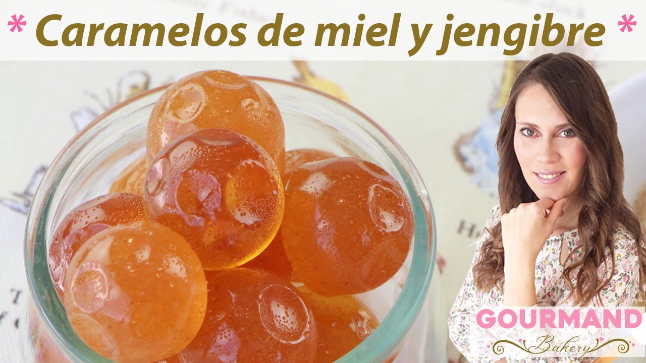 Caramelos de miel y jengibre | Caramelos caseros | Gourmand Backery
