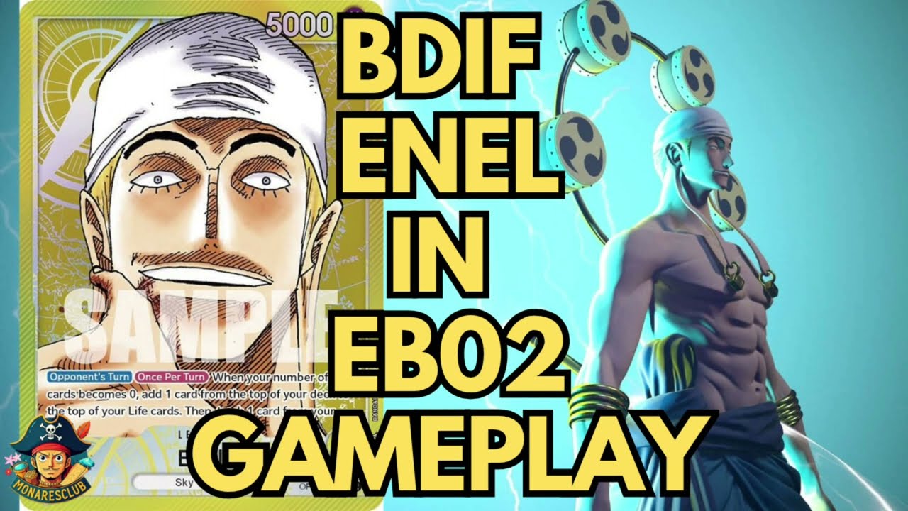 BDIF EB02 Enel Gameplay | One Piece Card Game | OPSIM