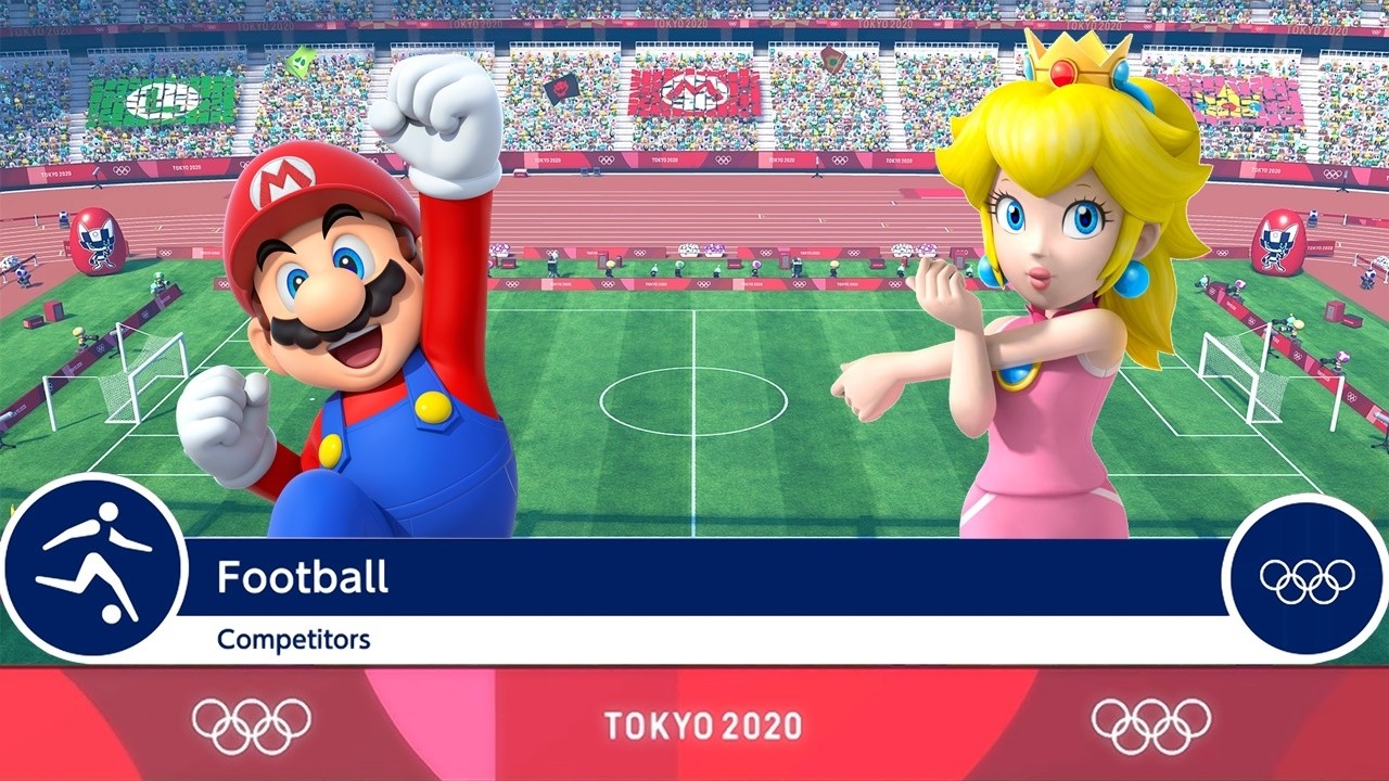 Mario & Sonic at the Tokyo 2020 Olympic Games - Mario/Waluigi Vs. Peach/Yoshi