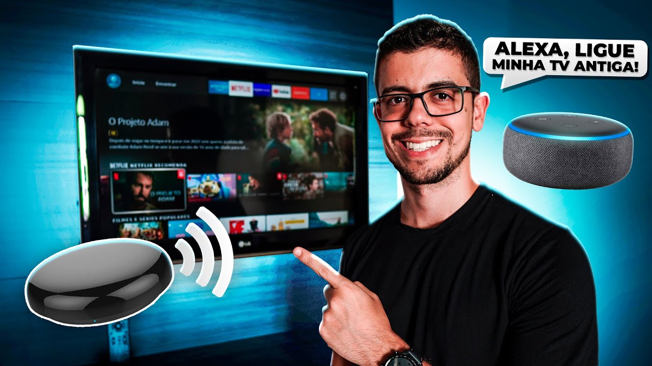 COMO LIGAR E CONTROLAR QUALQUER TV COM A ALEXA? (controlador infravermelho)