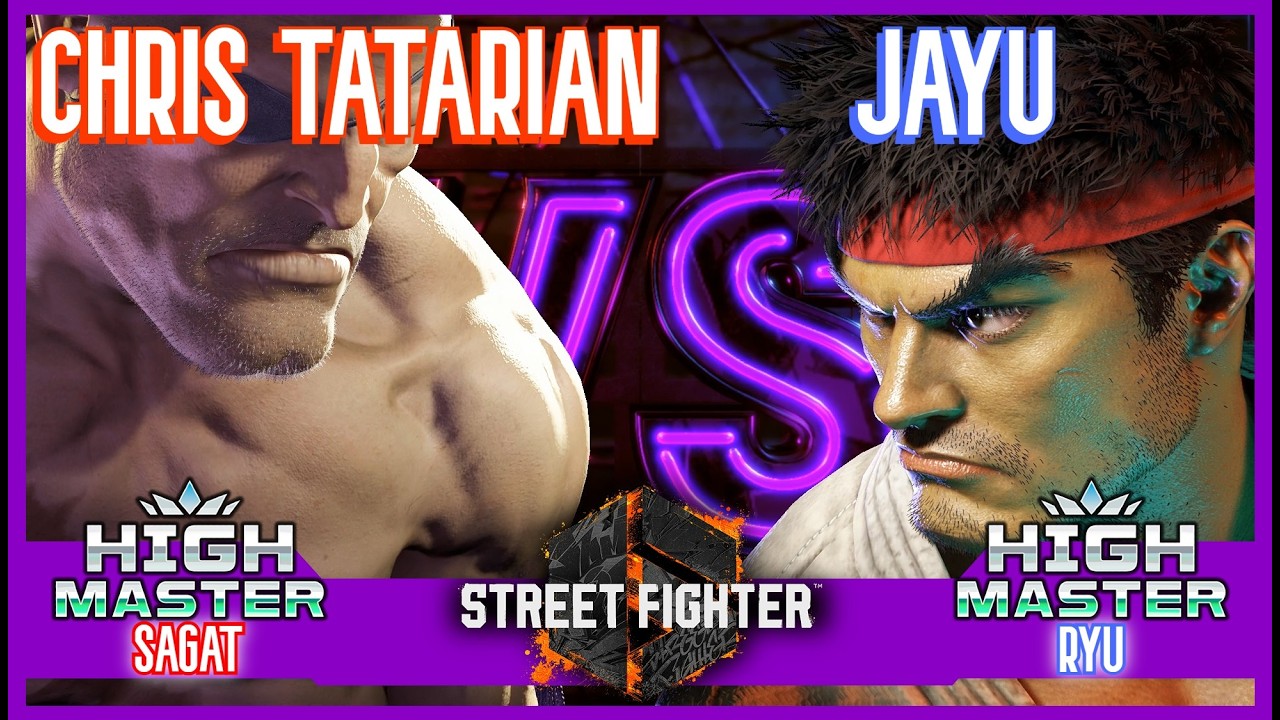 SF6 Match ♦ CHRIS TATARIAN (Sagat) 🆚 JAYU (Ryu) ♦ High level matches