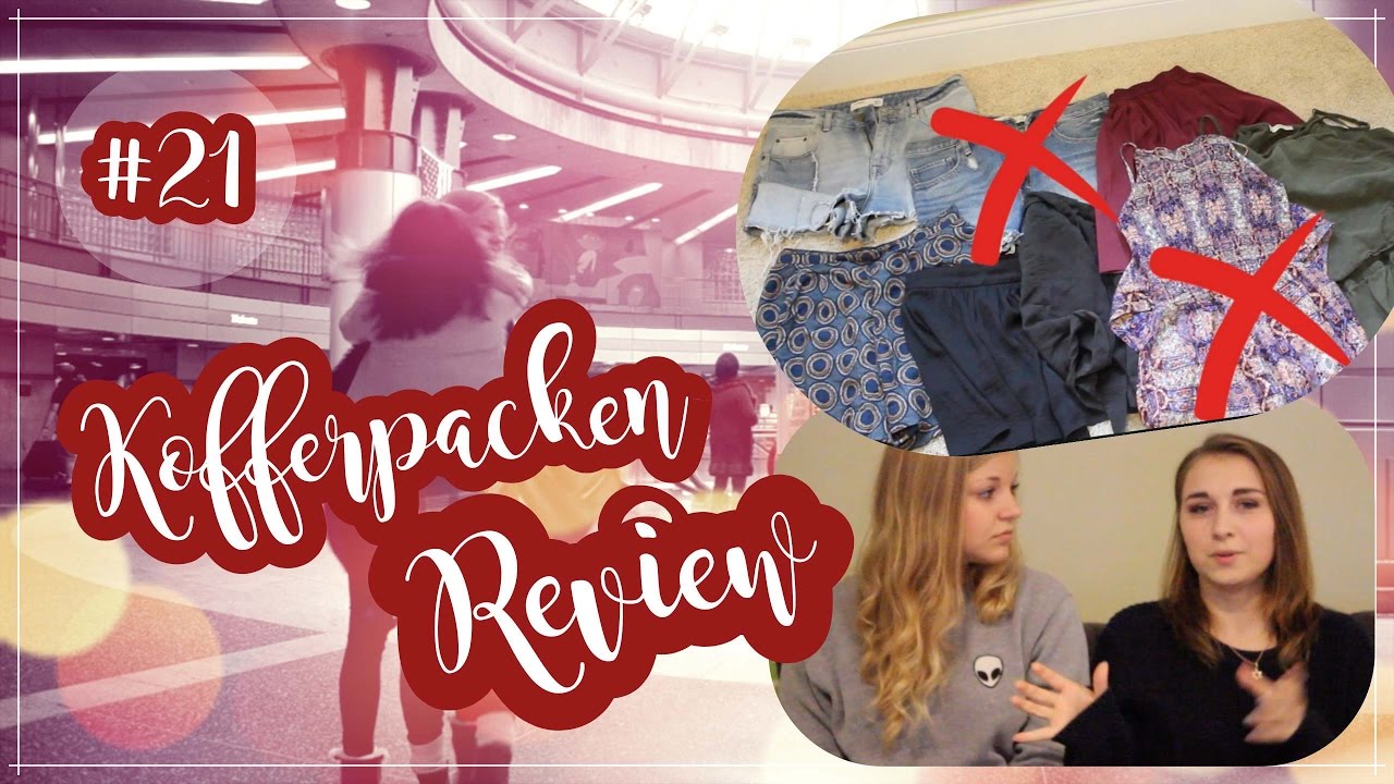 Kofferpacken Review | Was muss mit & was nicht? | AuPairVlog | Daria Abroad
