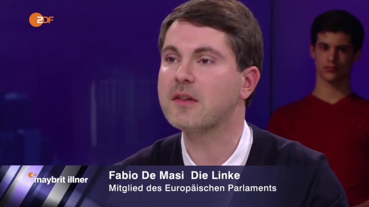 Fabio De Masi bei der ZDF-Talkshow Maybrit Illner