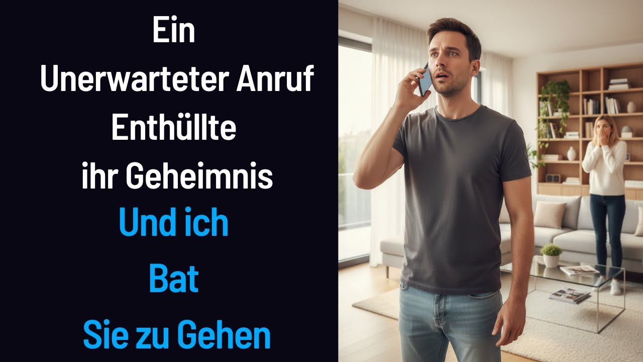 Ein unerwarteter Anruf enthüllte ihr Geheimnis – und ich bat sie zu gehen