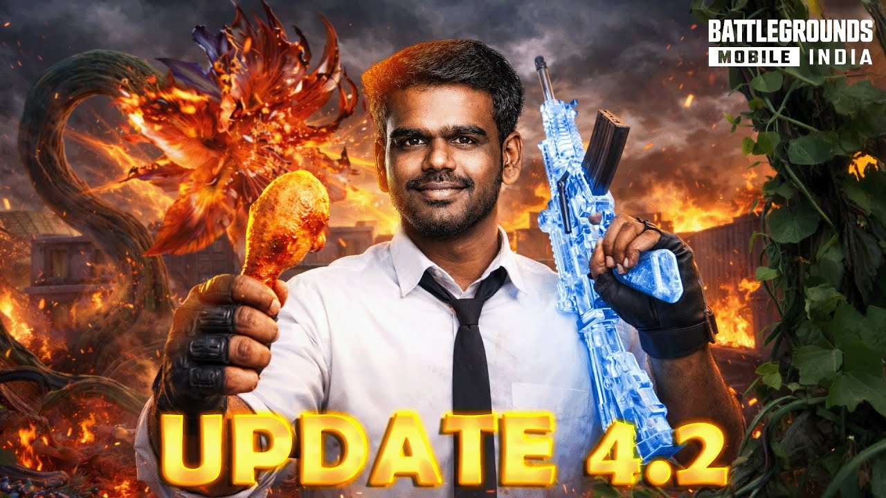 PUBG MOBILE aka BGMI 4.2 UPDATE GAMEPLAY.....
