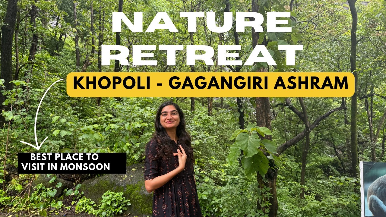 GAGANGIRI ASHARAM KHOPOLI | Meditation in Top Cave, Waterfalls & Hidden Gems