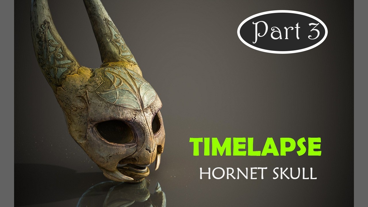Hornet Skull — Part 3 | Concept & Sculpt Practice (Silksong Fan Art) 🎨