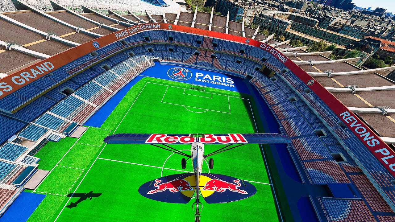Tentando POUSAR em ESTÁDIOS DE FUTEBOL no Flight Simulator!