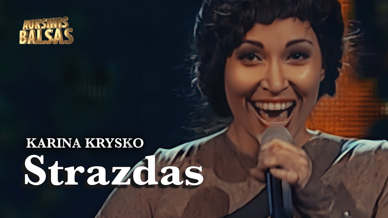 Karina Krysko - Strazdas (Lyric Video). Auksinis Balsas