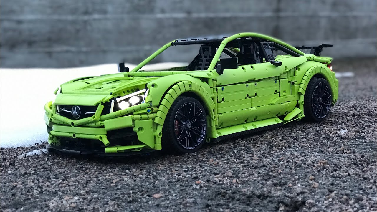 Mercedes Benz Tuned C63 - Lego Technic MOC + Instructions!