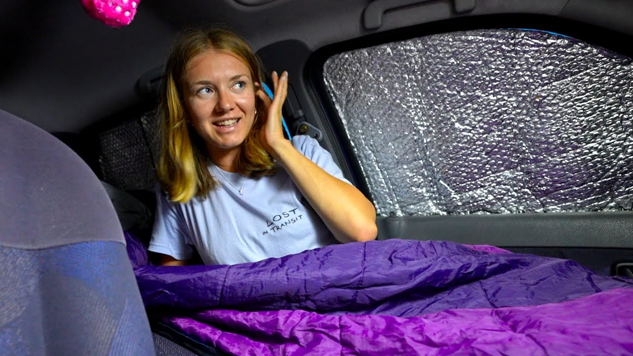 Stealth Camping In My Tiny Car Alone