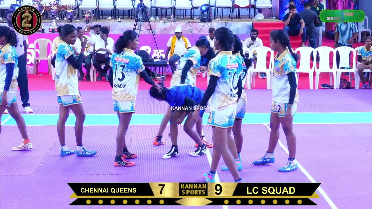 LG-CHENNAI QUEENS VS LC SQUAD @SAIDAPET CHENNAI KABADDI MATCH