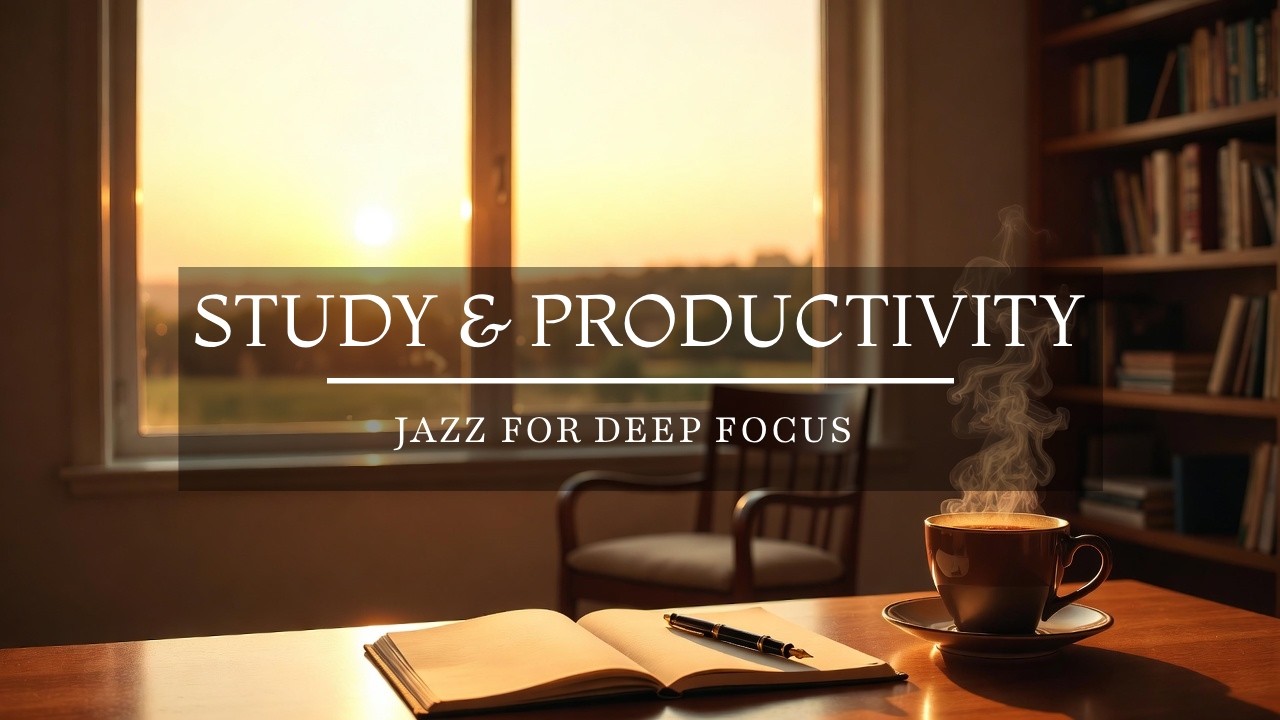 📖Study Jazz for Calm Productivity | Velvet Jazz