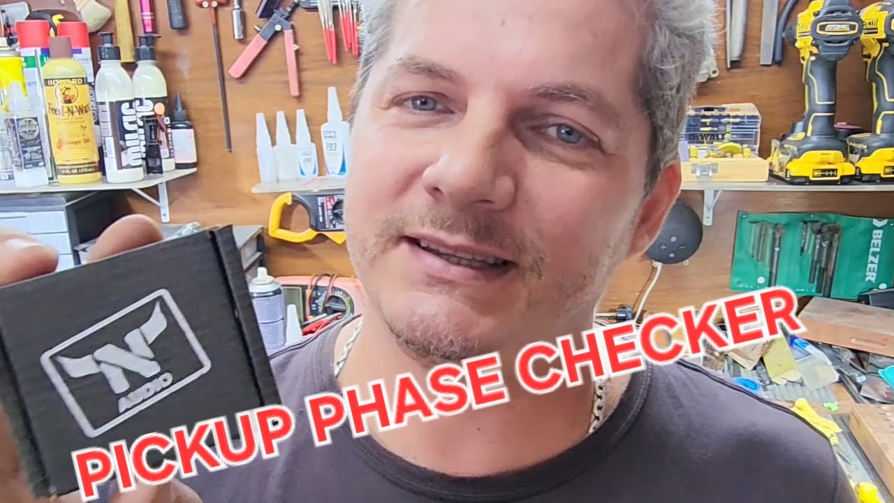 TESTE DE FASE EM CAPTADORES!  N-AUDIO PICKUP PHASE CHECKER