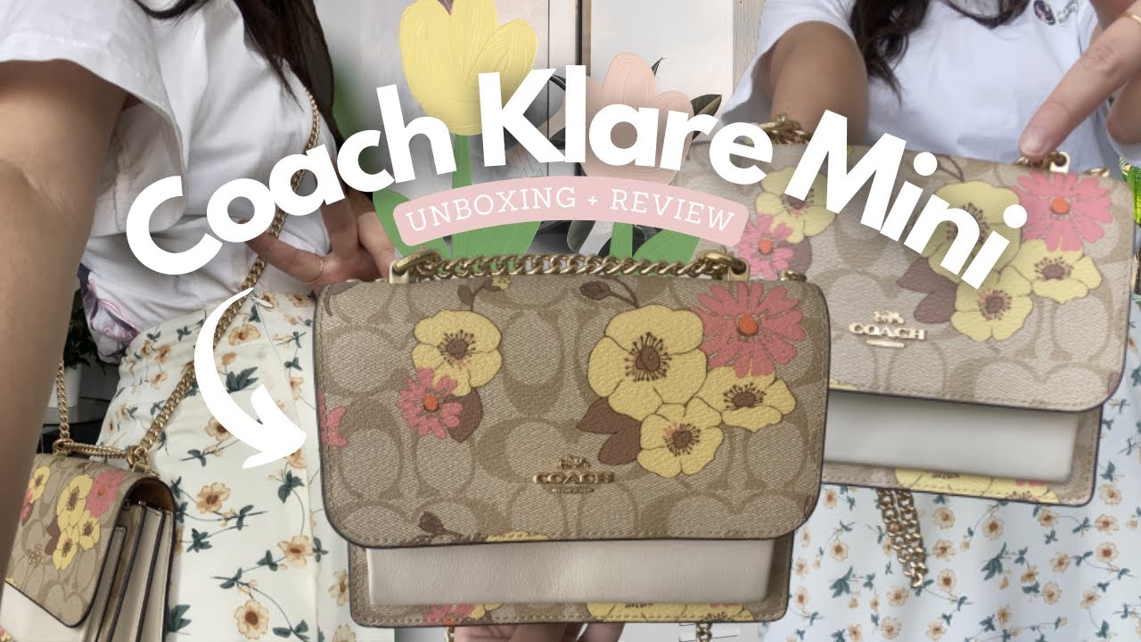 Coach Klare Mini Review + Unboxing 🌸 Floral Cluster Print
