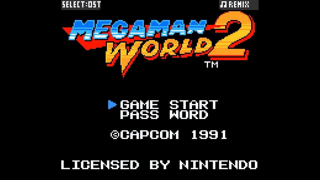 Mega Man World 2 DX (Game Boy) Longplay