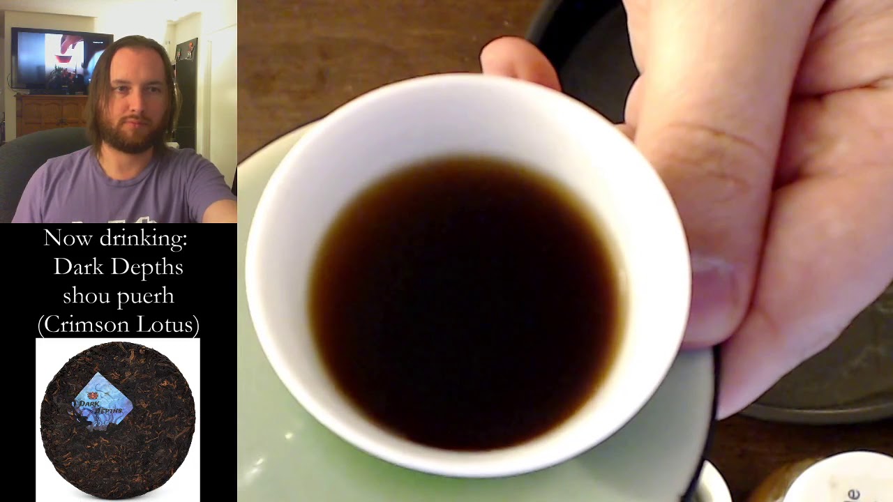 Tea time 🍵 Crimson Lotus Tea's Dark Depths tasting!