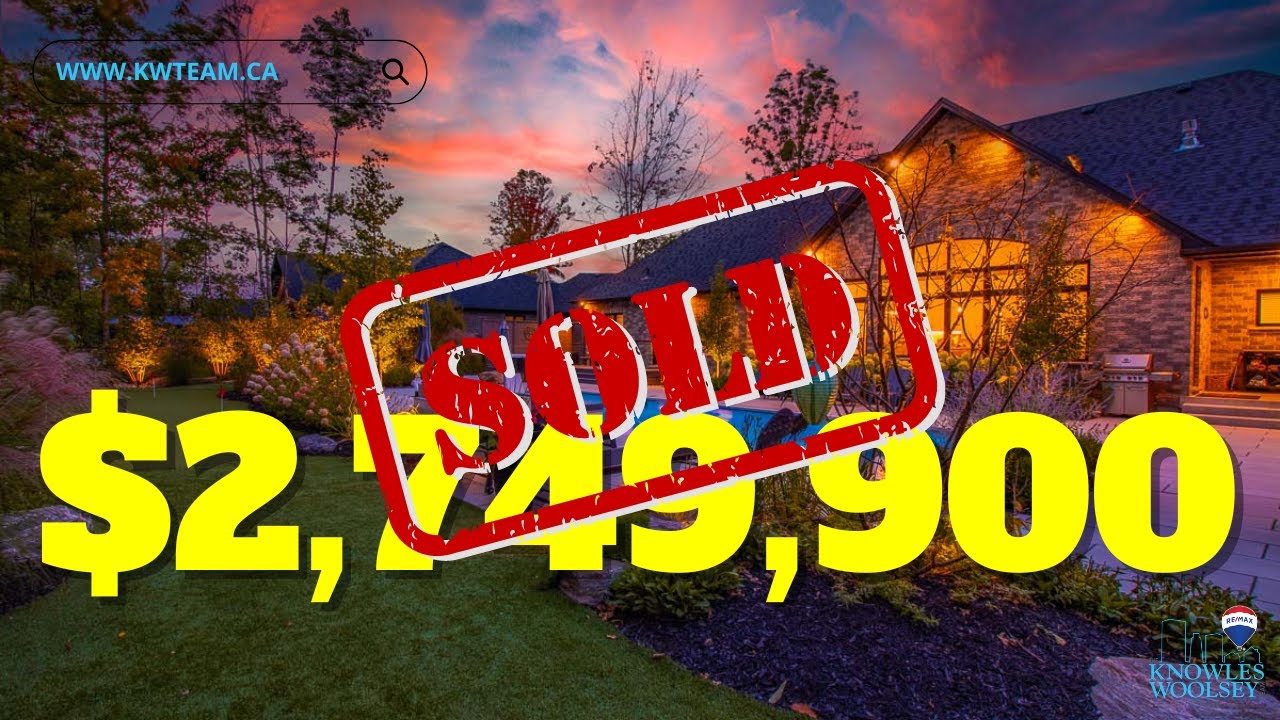 SOLD | 34 Glenna Trail, Springwater | Custom Executive Home in Cameron Estates