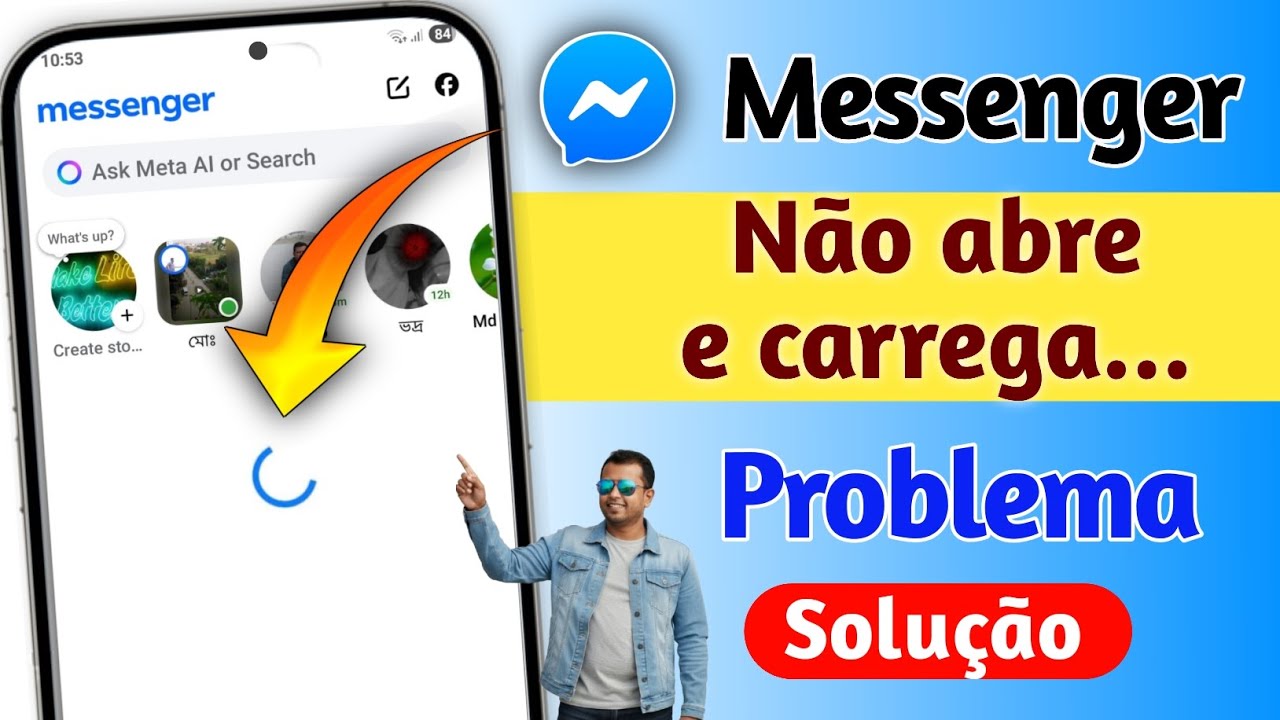 Como Corrigir Problemas de Carregamento do Messenger | Messenger Não Carrega / Não Abre (2025)