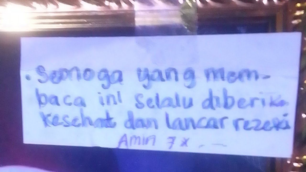 Mari Kita Perbanyak Sholawat Kepada Rosulullah SAW dengan Harapan Kelak Mendapat Syafaatnya.