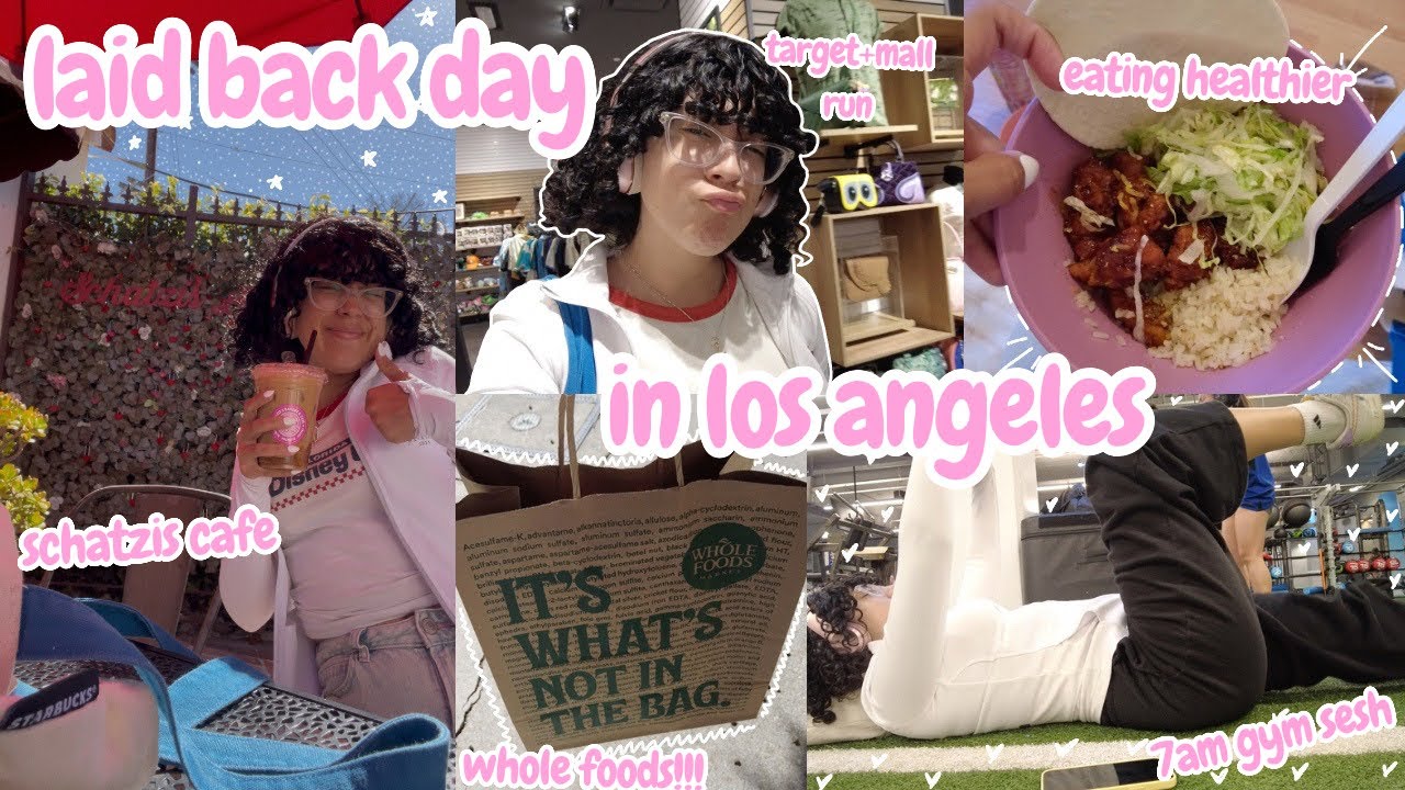 fun and chill saturday in los angeles: cardio gym day, schatzis bakery and cafe, target and mall run
