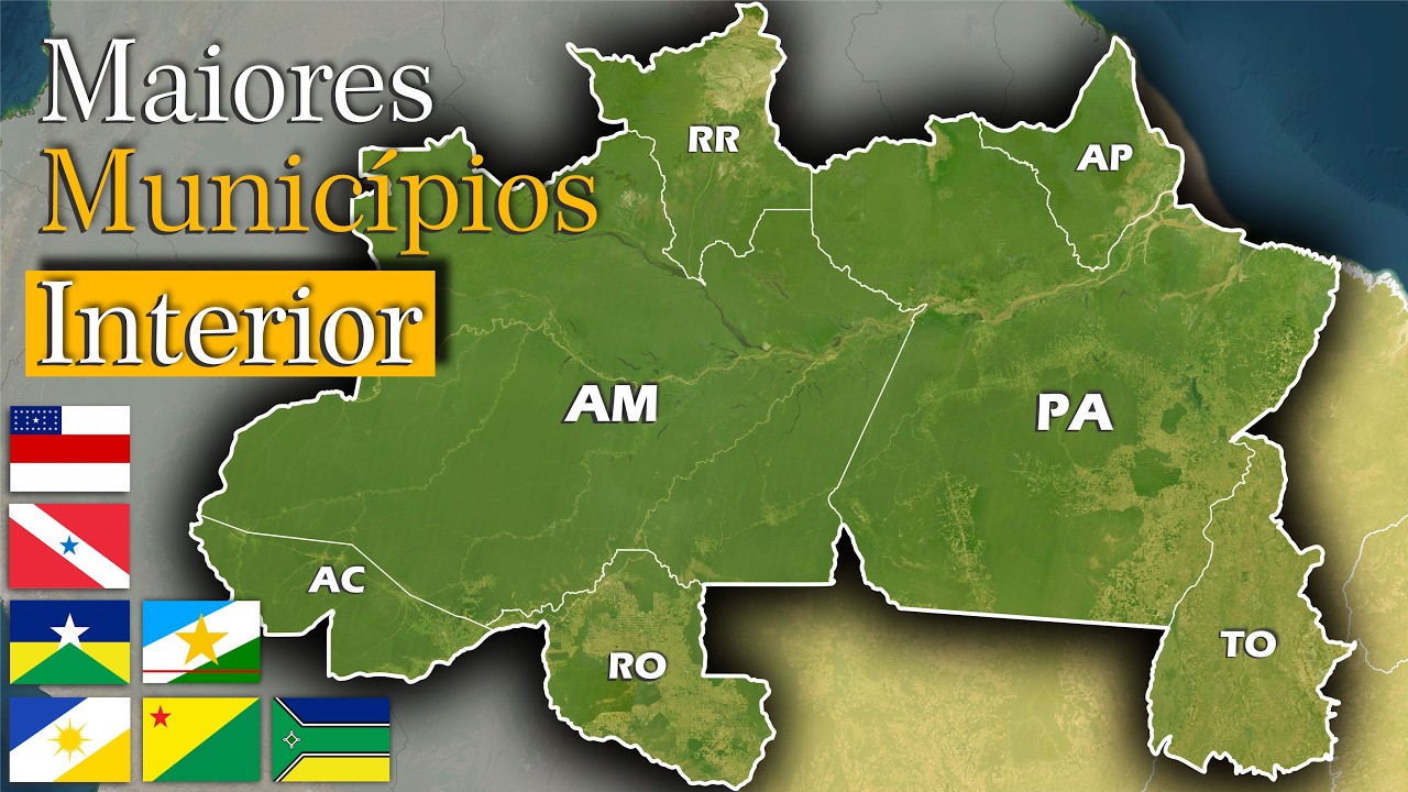 Os 15 Municípios Mais Populosos do INTERIOR do NORTE do Brasil - Potências do Interior