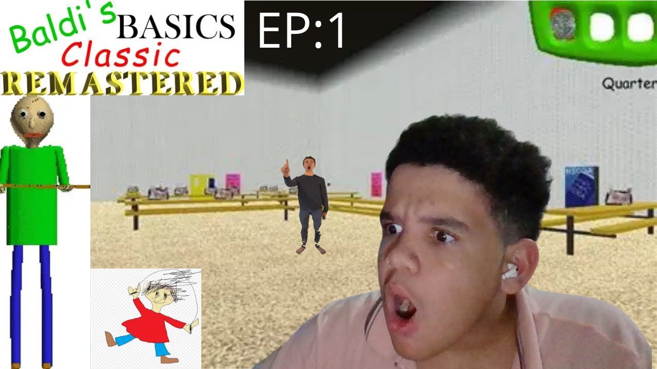 TENTANDO Jogar Baldis Basics.