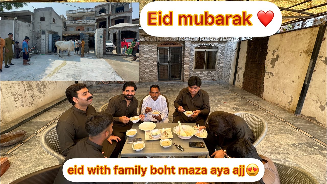 Eid mubarak ❤️Eid family k sath ki boht maza aya fanz ghar pohnvh ga 😍