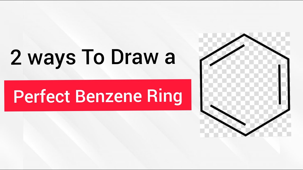 How to Draw a Perfect Benzene Ring Structure