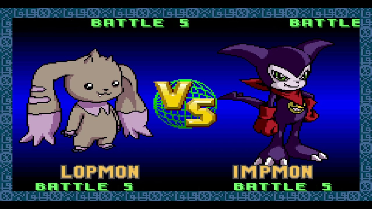 Digimon Battle Spirit 數碼暴龍大戰鬥(GBA) - 黑大耳獸 Lopmon Gameplay
