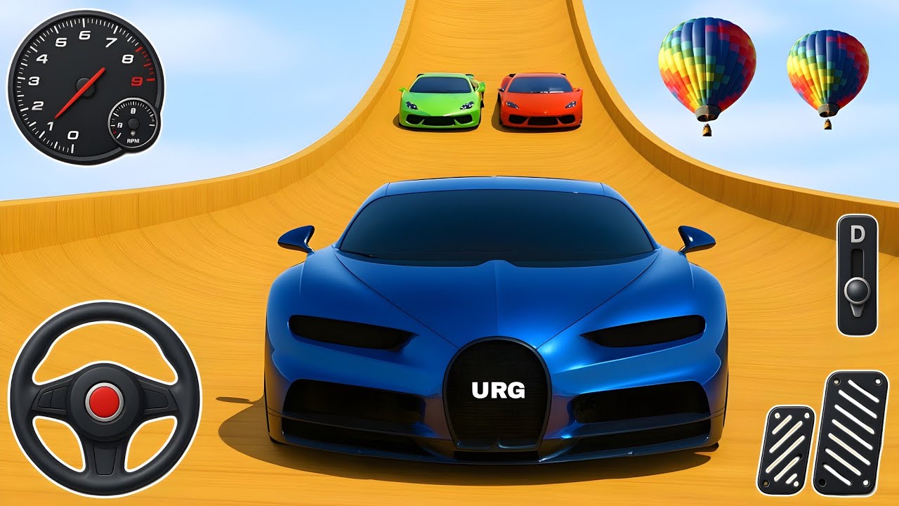 GT Car Racing Car Stunts 3D - Impossible GT Car Racing Car Game - Android Gameplay #1