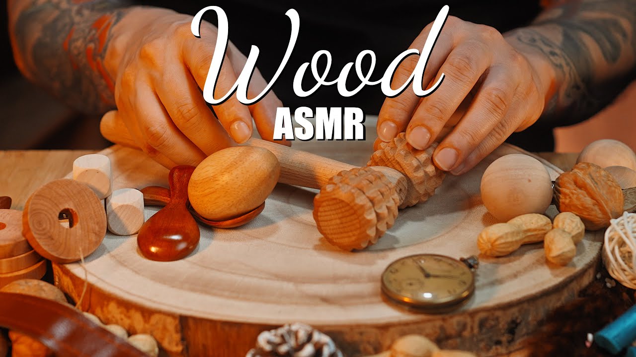 ASMR Wood Triggers for PERFECT Sleep and Study  - No talking asmr