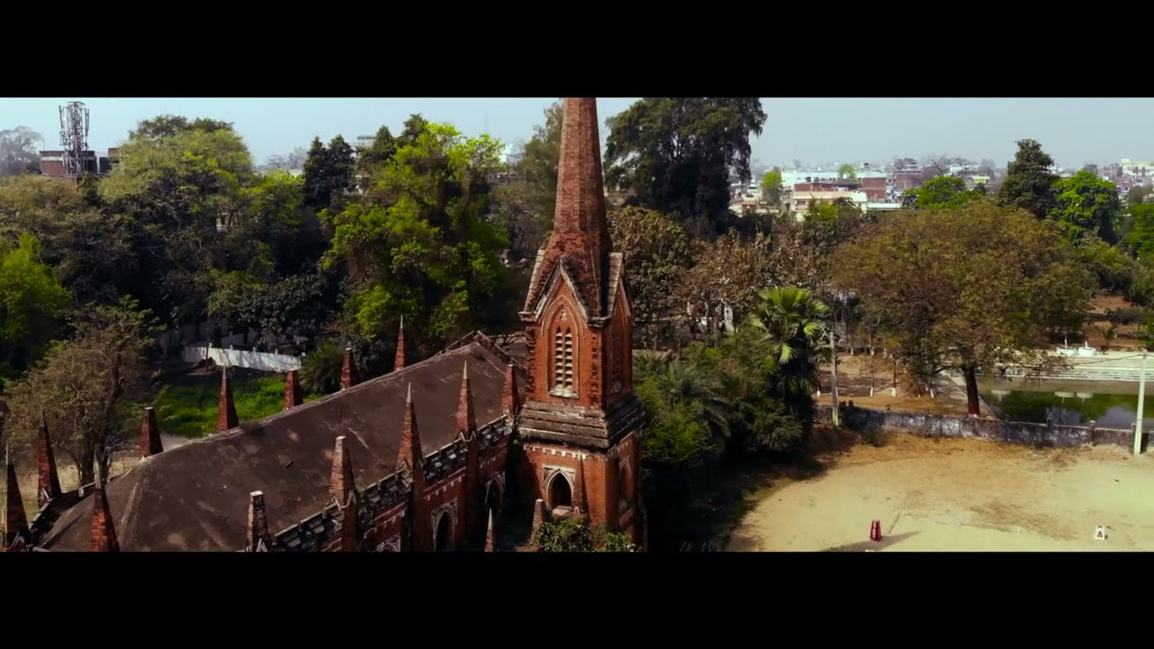 sky journey of ara drone view bihar