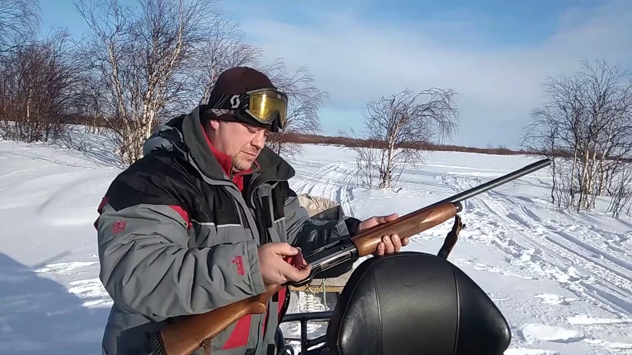 Стрельба из безынерционного охотничьего ружья мр153.