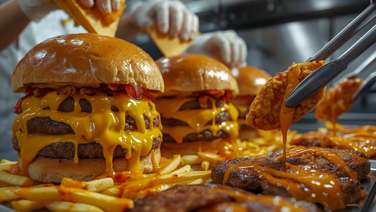 This 400°F Smash Burger Is INSANE 😱 Best American-Style Double Cheeseburger in Korea